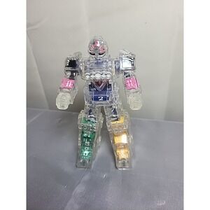 Vintage Power Rangers Action Figure X Ray Turbo Megazord Clear 1997